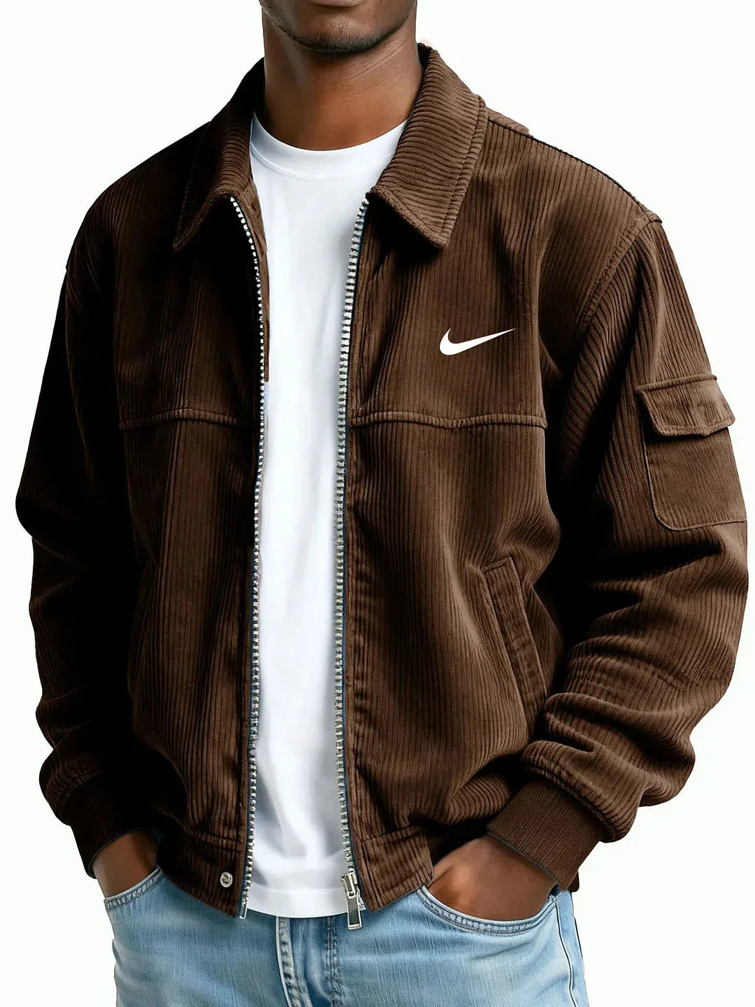 NK | Loose Zipper Jacket