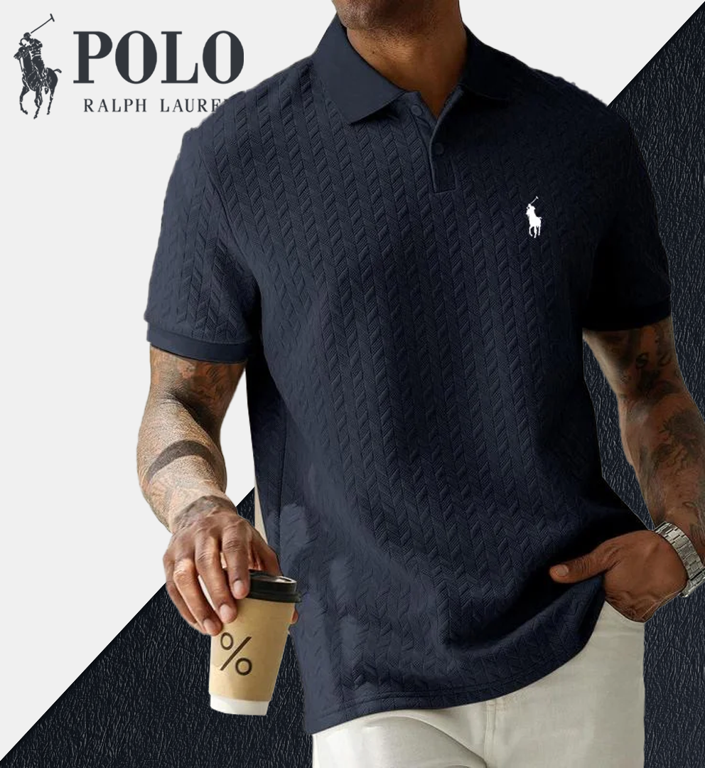 Ꮢalph Ⅼauren Men's Stylish Lapel Polo Shirt