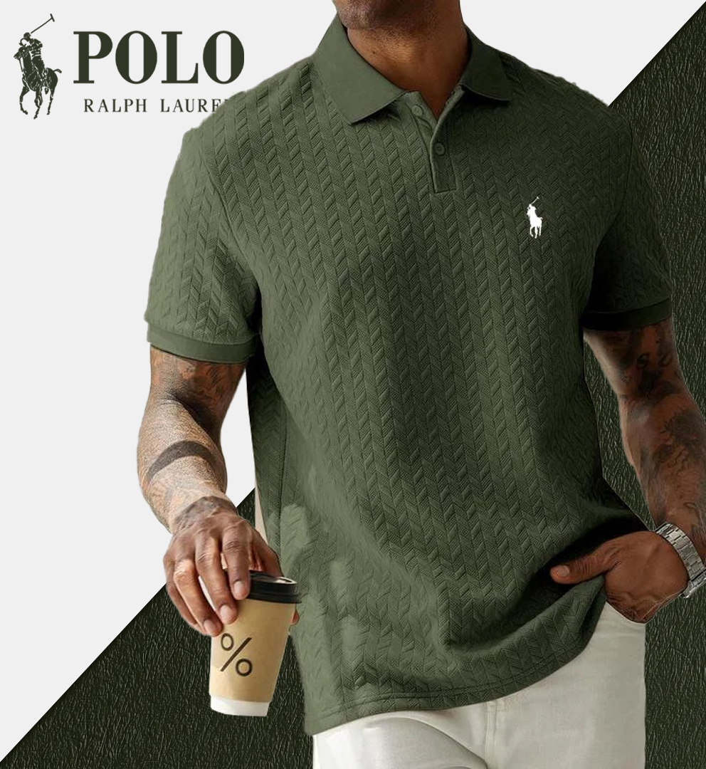 Ꮢalph Ⅼauren Men's Stylish Lapel Polo Shirt
